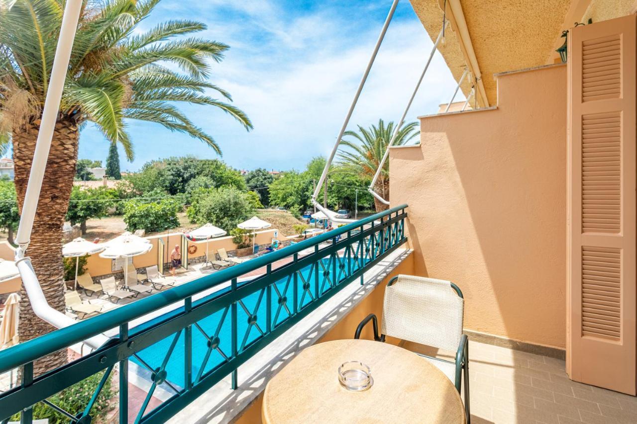 Lefktron Hotel Stoupa Bagian luar foto