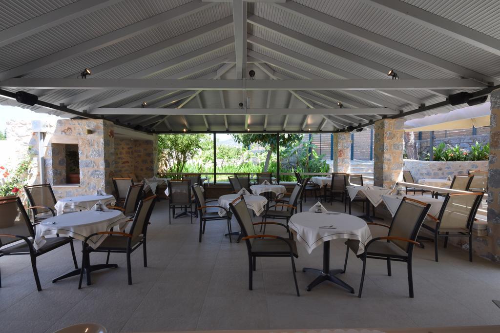 Lefktron Hotel Stoupa Bagian luar foto